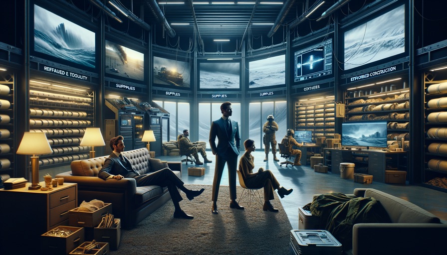 AI billionaires building luxury bunkers because they see the writing on the wall